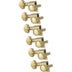 Grover 305 GL6 Mid-Size Rotomatics with Round Button, Gold Afinadores de guitarra