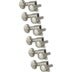 Grover 305 NL6 Mid-Size Rotomatics with Round Button, Nickel Afinadores para guitarra