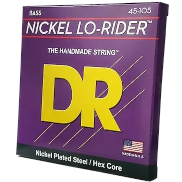 DR Strings NLLH-40 Cuerdas de níquel Lo-Rider para bajo - Extra Light