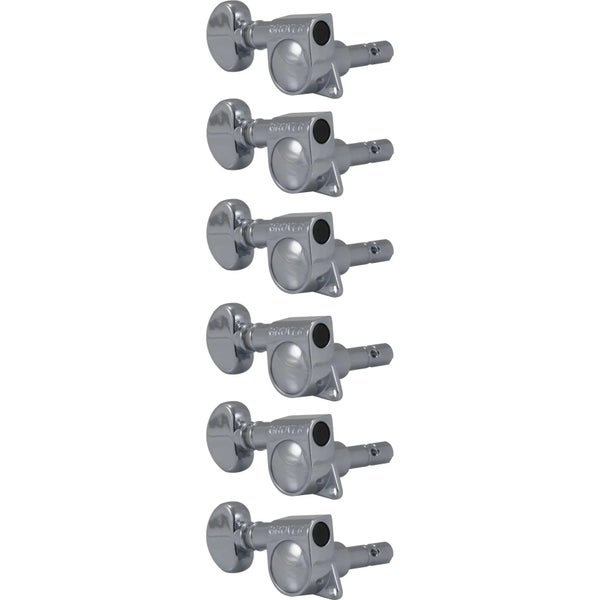 Grover 406CL6 Mini Locking Rotomatic, Chrome Afinadores de guitarras