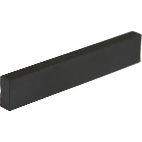Graph Tech PT 4187 00 Black TUSQ XL Nut Slab (3/16" Espesor) - Guitarra/bajo, Plano