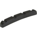 Graph Tech PT 1214 00 Black TUSQ XL - Slotted Bass Nut 4-String - Electric, F-Style (J), Curved