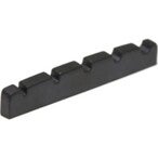 Graph Tech PT 1425 00 Black TUSQ XL Slotted Bass Nut 5-String (1/8" Thickness) - Electric, Flat