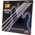 DR Strings NWB-40 Neon White cuerdas fluorescentes para bajo