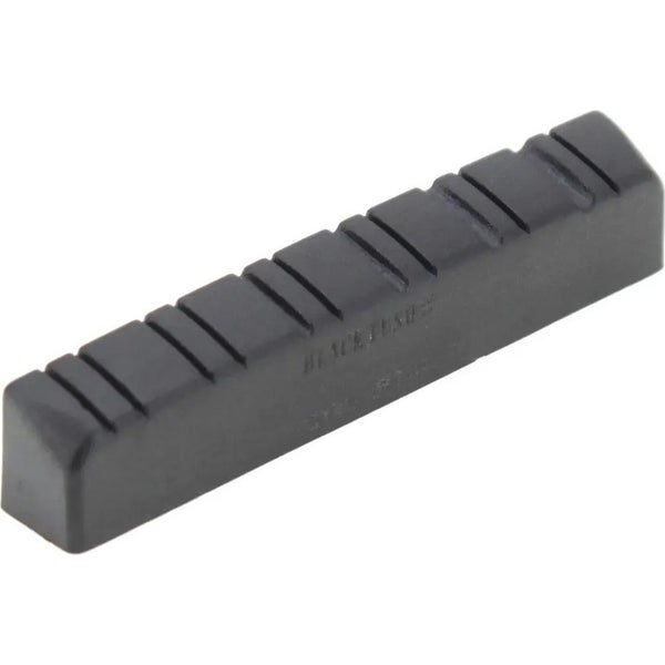 Graph Tech PT 1575 00 Black TUSQ XL Slotted Guitar Nut 12-Cuerdas (1/4" Grueso) Acústico/Eléctrico Plano