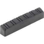 Graph Tech PT 1575 00 Black TUSQ XL Slotted Guitar Nut 12-Cuerdas (1/4" Grueso) Acústico/Eléctrico Plano