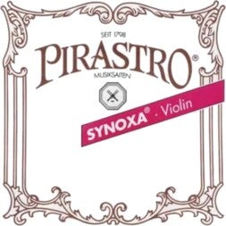 Pirastro 413021 Synoxa Juego de cuerdas Violín, Medianas, en sobres, con terminal de bola E-1