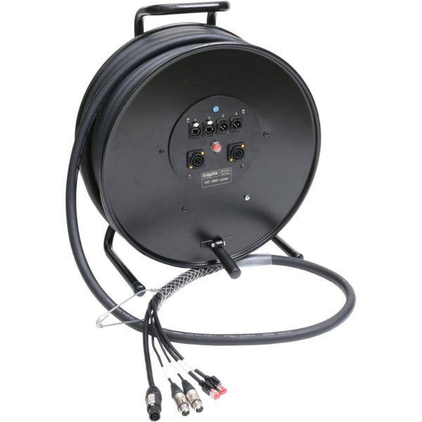 Klotz H3W33CT040 câble hybride sur enrouleur 40 m