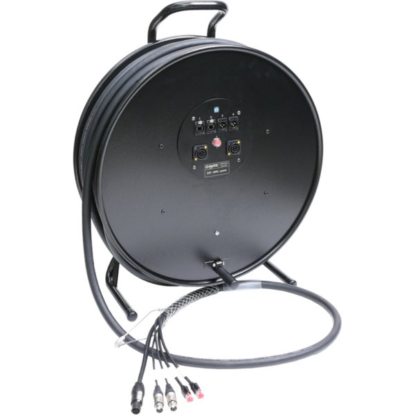 Klotz H3W33CT050 câble hybride sur enrouleur 50 m