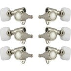 Grover 103N Original 'Milk Bottle' Rotomatics w Pearloid Button Afinadores para guitarra, 3x3