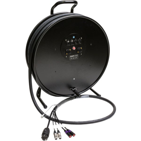 Klotz H3W33EU050 câble hybride sur enrouleur 50 m