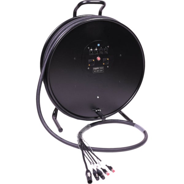 Klotz H3W55CT040 câble hybride sur enrouleur 40 m