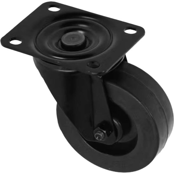 Adam Hall 372151BLK Swivel castor 100 mm, svart