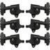 Grover 109BC Super Rotomatics 3-Step Button,3+3, Black Chrome Sintonizadores Super Rotomatics