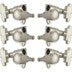 Grover 109N Super Rotomatics 3-Step Button,3+3,Nickel Afinadores de guitarra eléctrica