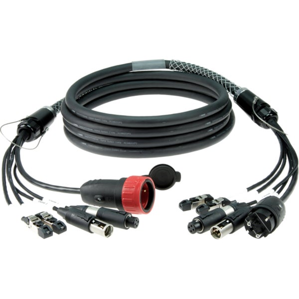 Klotz H4WCCDX075 câble hybride pour données, audio et alimentation 75 m