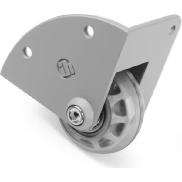 Adam Hall 37600S Corner castor avec roue de 48 mm dans un boîtier en aluminium moulé