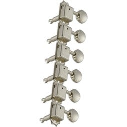 Grover 133C6 Deluxe Guitar Machine Head,6-in-Line,Chrome Afinadores de guitarras