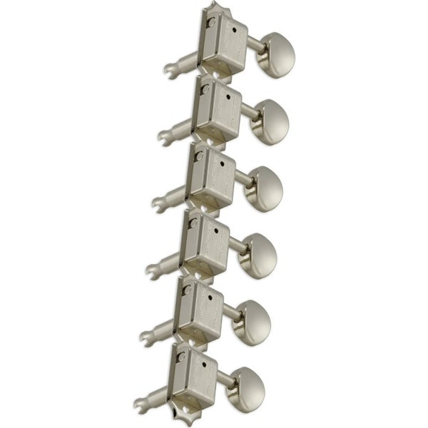 Grover 133C6 Deluxe Guitar Machine Head,6-in-Line,Chrome Afinadores de guitarras