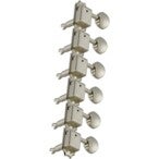 Grover 133C6 Deluxe Guitar Machine Head,6-in-Line,Chrome Afinadores de guitarras