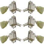 Grover 133CK Deluxe Guitar Machines w Keystone Button,3+3,Chrome Afinadores de guitarras