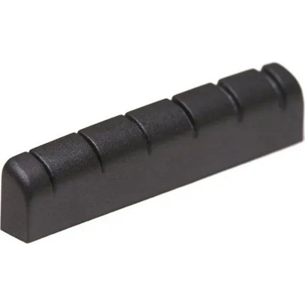 Graph Tech PT 6010 00 Black TUSQ XL Slotted Guitar Nut 43 mm Eléctrico Estilo G Redondo Plano