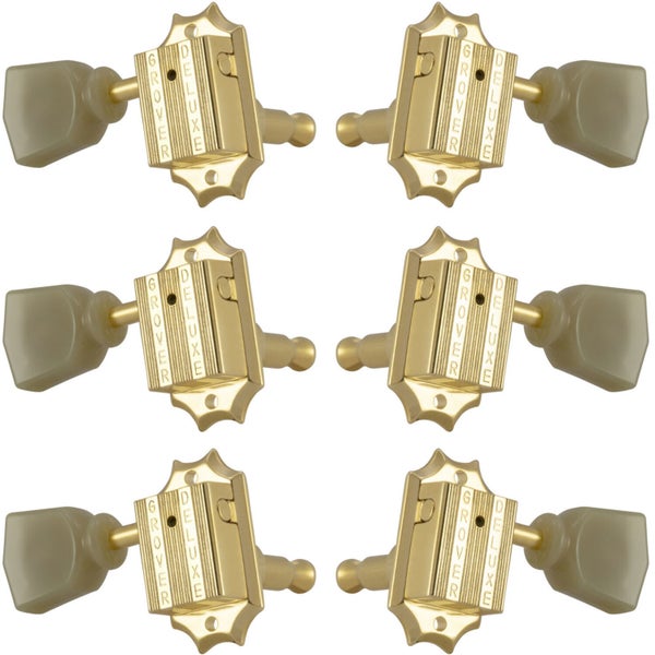 Grover 135G Vintage Guitar Machine Heads,3+3,Gold Afinadores de guitarra