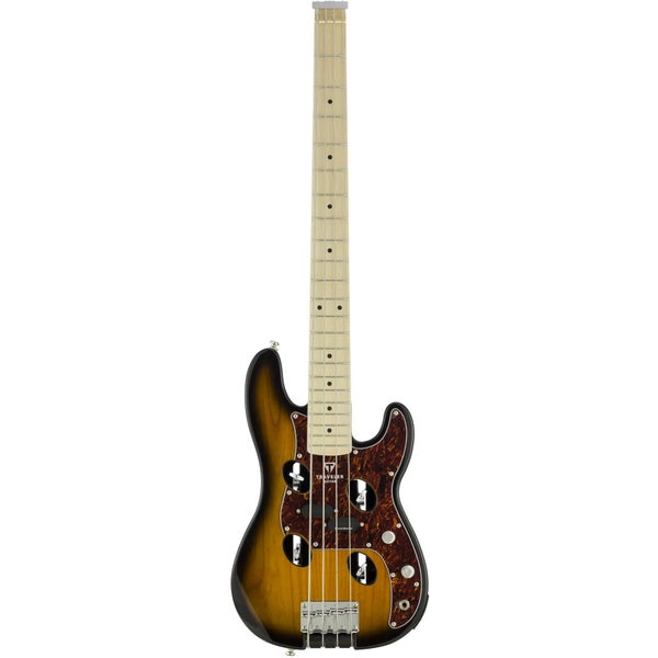 Traveler Guitar TB-4P Bass Sunburst Maple elektrische basgitaar met gigbag
