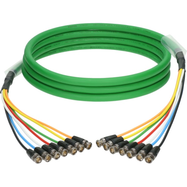 Klotz VUM7X1NU2-0500 7-way UHD/4K video cable with Neutrik BNC 5 metres