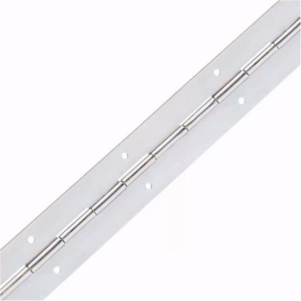 Adam Hall 26055 Galvanised steel piano hinge, pre-drilled, 635 mm charnière piano en acier galvanisé