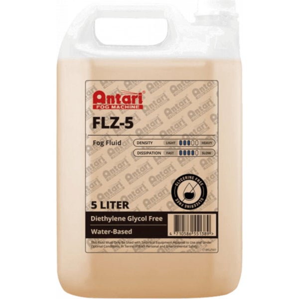 Antari FLZ-5 Fog Fluid 5 liter - medelhög densitet