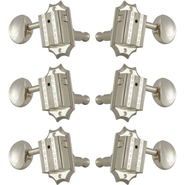 Grover 136N Vintage Deluxe Guitar Machine Heads,3+3,Nickel Afinadores de guitarra