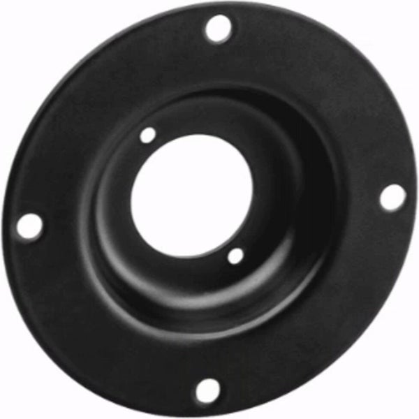 Adam Hall 49051BLK Round steel mounting tray for 1x universal D-type Piastra di montaggio per connettore D