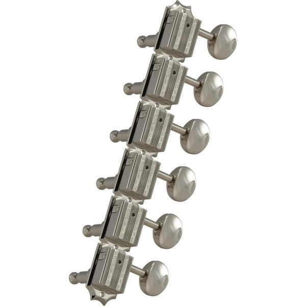 Grover 136N6 Vintage Deluxe Guitar Machine Heads,6-in-Line,Nickel Afinadores de guitarra acabado níquel