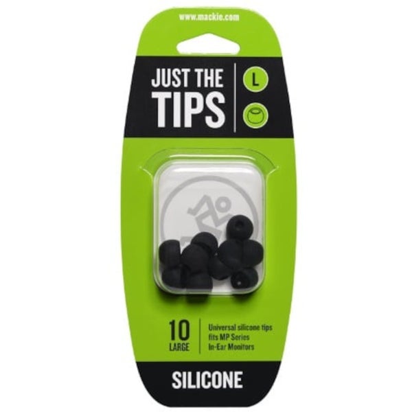 Mackie MP Series Large Silicone Black Tips Kit para Mackie MP-240