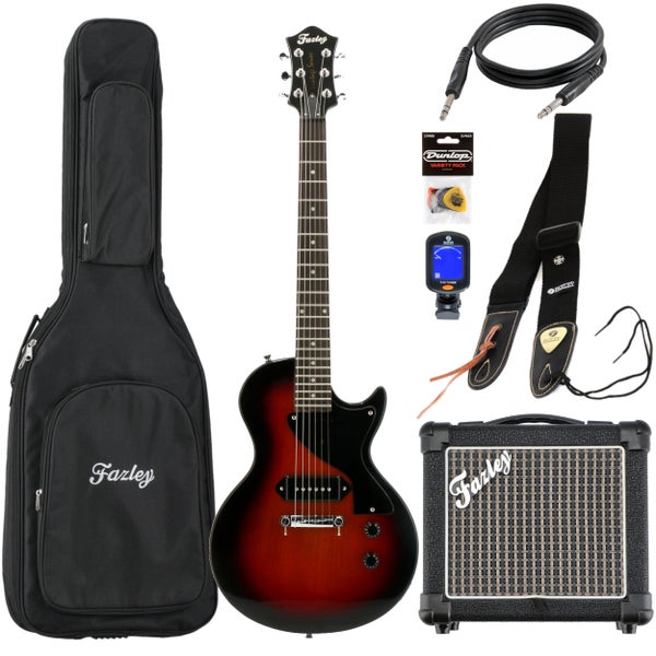Fazley Vintage Series FSC318 Sunburst pack débutant guitare électrique