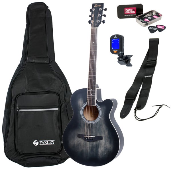 Fazley W55-COL-BK ColourTune kit di avviamento alla chitarra western