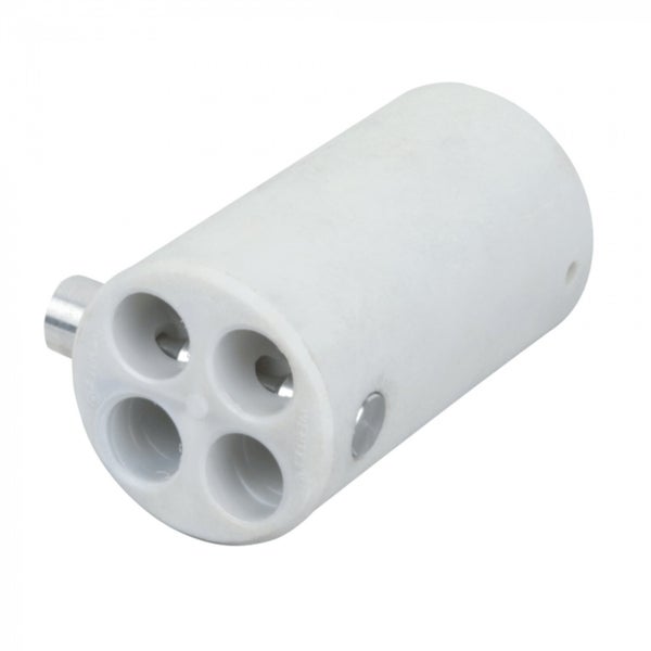 Wentex Conector de recambio de 4 vías Ø 35 mm Blanco