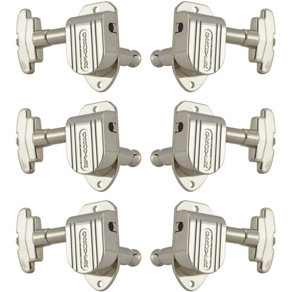 Grover 150C Imperial Machine Heads, 3 + 3, Chrome afinadores de guitarra