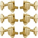 Grover 150G Imperial Machine Heads, 3 + 3, Gold afinadores de guitarra