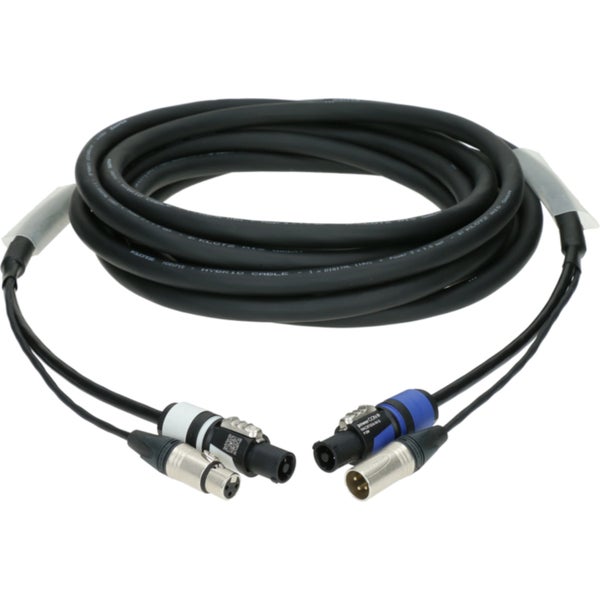 Klotz H1A33NN020 audio & power 3G1.5 hybrid cable XLR 3p+powerCON