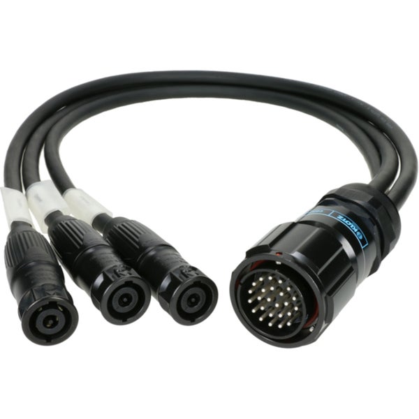 Klotz SVM-03T8M-01.0 SPUTNIK d&b speaker adapter PA-COM® 25p M - 3x speakON 8p M Adattatore per sistemi d&amp;b 1000mm