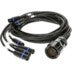 Klotz SVM-06T4M-Y140 SPUTNIK d&b speaker adapter PA-COM® 25p M - 6x speakON 4p M Adattatore per sistemi d&amp;b