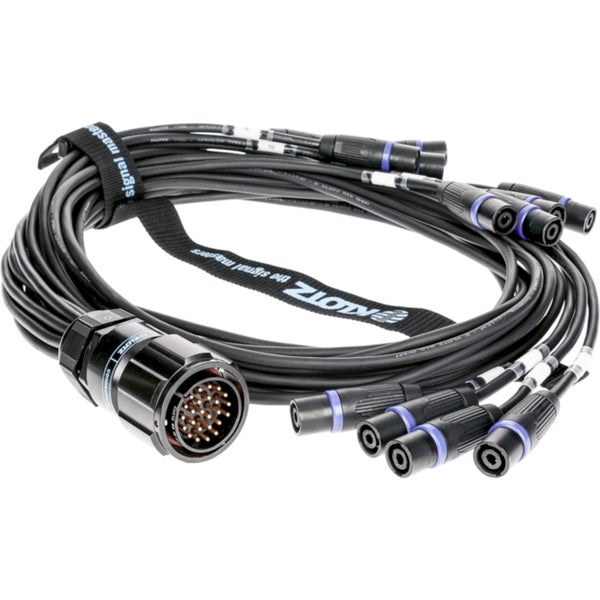 Klotz SVM-12T4MB-Y235 SPUTNIK d&b speaker adapter PA-COM® 25p M - 12x speakON 4p M Adattatore per sistemi d&amp;b