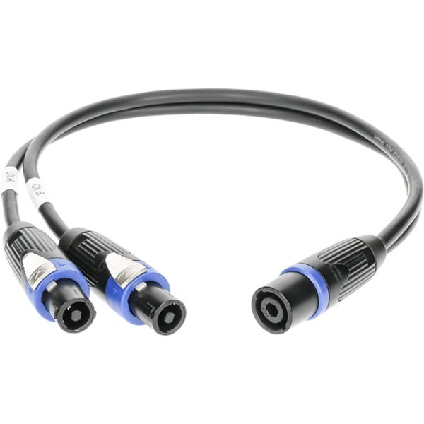 Klotz SYT4M-T4FB-Y018 SPUTNIK TOP & SUB speaker adapter speakON 4p M - 2x SpeakON 4p F 600/1200 mm