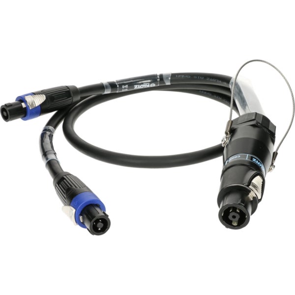 Klotz SYT8F-T4F-02.5 SPUTNIK Y speaker adapter speakON 8p F - 2x speakON 4p F 2500 mm