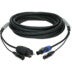 Klotz H1A55NP015 DMX & power 3G1.5 hybrid cable XLR 5p + Schuko => powerCON