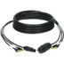 Klotz H1P88RU060 CAT7 & power 3G2.5 hybrid cable 2x RJ45 + Schuko powerCON TRUE1 60 m