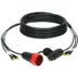 Klotz H1P88RX050 câble hybride CAT7 & alimentation 3G2.5 - 2x RJ45 + Schuko 50 m