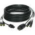 Klotz H1P99NI040 CAT7 & power 3G2.5 hybrid cable 2x etherCON + Schuko => IEC 40 m